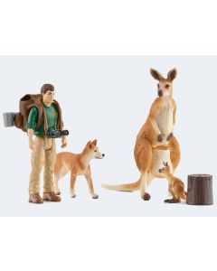 Schleich 42623 - Wild Life Outback Abenteuer Sammelfiguren Set