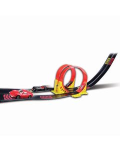 Bburago 18-31216 - Ferrari Race & Play: Dual Loop inkl. 2 Fahrzeugen und Tragebox, 1:43 - Modellauto