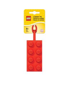 LEGO® Gepäckanhänger aus Vinyl - Farbe rot