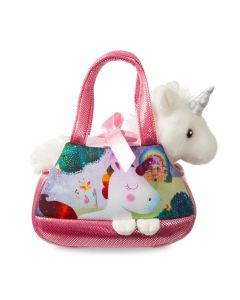 Fancy Melody Einhorn rosa in einer Tragetasche ca. 21 cm - Plüschfigur