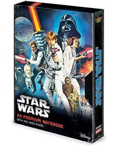 Star Wars - Eine neue Hoffnung VHS - A5 Premium Notizbuch