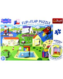 Peppa Pig Welt - Flip-Flap Puzzle 36 Teile