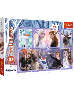 Frozen Welt der Magie - Maxi Puzzle 24 Teile