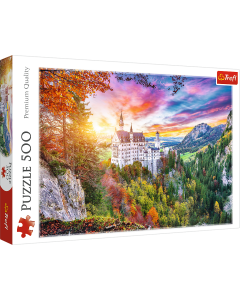 Blick auf Neuschwanstein, Deutschland - Puzzle 500 Teile