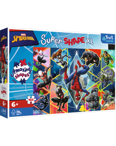 Marvel Spiderman - Junior Super Shape XL Puzzle 160 Teile