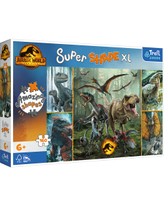 Jurassic World - Junior Super Shape XL Puzzle 160 Teile
