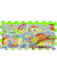 Stadt - Schaumstoff Puzzle 60696