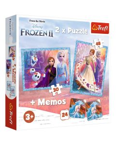 Disney Frozen 2 - Puzzle und Memo 2in1 30+48 Teile