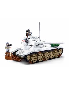 Sluban M38-B0978 - Army Battle of Budapest - Medium Panzer (weiß)