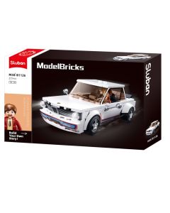 Sluban M38-B1126 - Model Bricks - Auto klassisch weiß