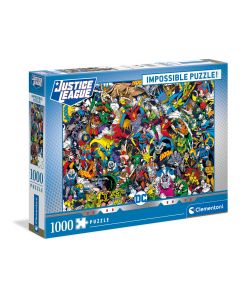 Clementoni 39599 - 1000 Teile Impossible Puzzle - DC Comics, Justice League