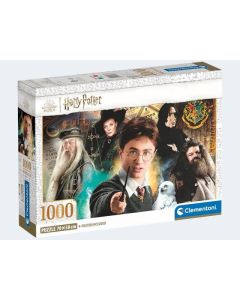 Clementoni 39787 - 1000 Teile Puzzle - Harry Potter Compact - Harry Potter