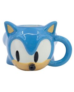 Sonic - Head 3D Tasse 