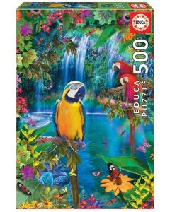 Educa Puzzle 9215512 - Bird Tropical Land - 500 Teile Puzzle