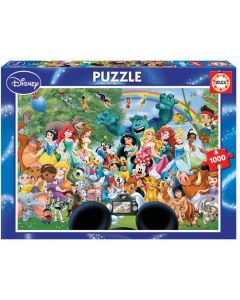 Educa Puzzle 9216297 - Marvellous World of Disney - 1000 Teile Puzzle