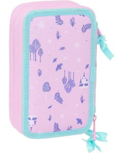 Frozen / Die Eiskönigin - "Cool Days" Mäppchen mit 3 Fächern und Inhalt - 20 cm