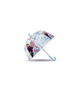 Disney Frozen 2 - Regenschirm Transparent, Automatik, 46 cm