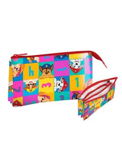 Paw Patrol - Schüleretui mit 3 Fächern 22 x 13 cm