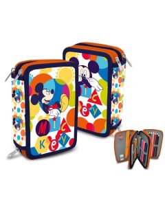 Disney Mickey Mouse - Mäppchen 3-fach Reißverschluss