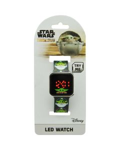 Star Wars The Mandalorian - LED digitale Armbanduhr