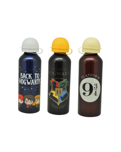 Harry Potter - Trinkflasche 500 ml im Display 3 verschiedene Designs