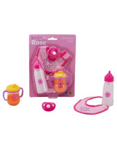 Baby Rose - Essenzeit - Puppenspielset