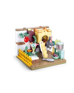 Sluban M38-B0919B - Girl's Dream MiniHandcraft - Katzenzimmer schwarze Katze