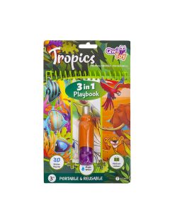 Qwi Toy 3 in 1 Spielbuch - Tropics