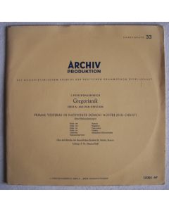 Gregorianik • Primae Vesperae In Nativitate Domini Nostri Jesu Christi 10"