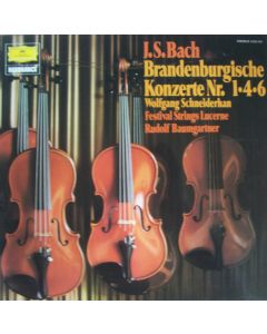 Johann Sebastian Bach (1685-1750) • Brandenburgische Konzerte 1-4-6 LP