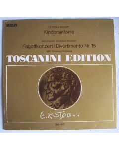 Arturo Toscanini (1867-1957) Edition: Leopold Mozart • Kindersinfonie LP