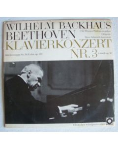 Wilhelm Backhaus: Ludwig van Beethoven (1770-1827) • Klavierkonzert Nr. 3 LP