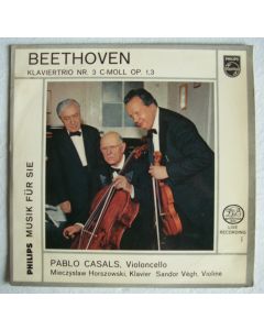 Casals, Horszowski & Végh: Beethoven (1770-1827) • Klaviertrio Nr. 3 10"