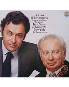 Isaac Stern & Zubin Mehta: Johannes Brahms (1833-1897) • Violin Concerto LP