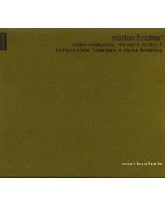 Morton Feldman – Routine Investigations, etc. CD