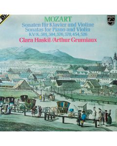 Mozart (1756-1791) • Sonaten für Klavier und Violine 2 LPs • Clara Haskil & Arthur Grumiaux