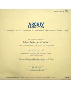 Joseph Haydn (1732-1809) • Trompetenkonzert Es-Dur 10" • Adolf Scherbaum