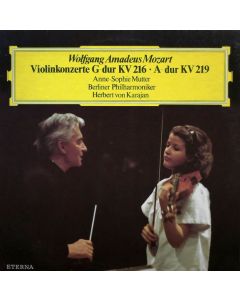 Anne-Sophie Mutter & Herbert von Karajan: Mozart (1756-1791) • Violinkonzerte LP