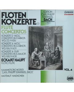 Carl Philipp Emanuel Bach (1714-1788) • Flötenkonzerte (I) Flute Concertos LP