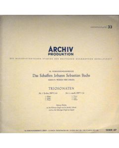 Helmut Walcha: Johann Sebastian Bach (1685-1750) • Triosonaten 10"