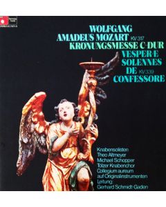 Wolfgang Amadeus Mozart (1756-1791) - Krönungsmesse KV 317 - Vesperae solennes de Confessore KV 339 LP