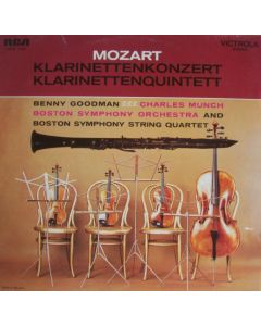 Wolfgang Amadeus Mozart (1756-1791) • Klarinettenkonzert LP • Benny Goodman
