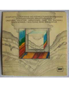 Cristóbal Halffter - Variationen über den Nachhall / Wolfgang Rihm - Sub-Kontur LP