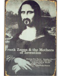 Frank Zappa as Mona Lisa Blechschild | Tin Sign