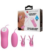 PRETTY LOVE - PINZETTE MIT VIBRATION UND ROSA ELETROSCHOCK