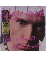 Public Image Limited (P.I.L.) - This Is What You Want This Is What You Get (Cloudy Vinyl) LP
