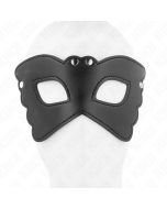 KINK - SCHMETTERLINGSFORM-KUNSTLEDERMASKE 20 x 9 CM