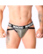 MACHO - MX27GR JOCK LEDER GRAU BEIGE L