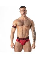 LOCKER GEAR - SPORT MESH JOCK BRIEF ROT L