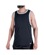 MACHO - CMV004 SCHWARZES GYM-T-SHIRT S/M
